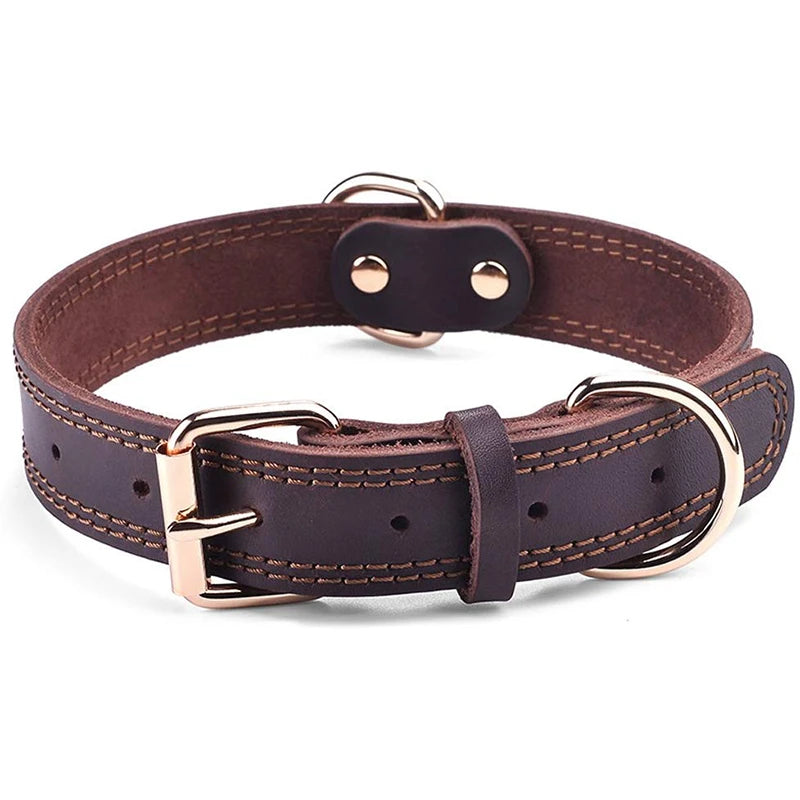 Benepaw Genuine Leather Dog Collar