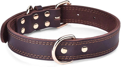 Benepaw Genuine Leather Dog Collar