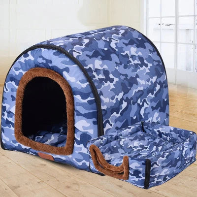 Comfortable Print Foldable Pet Bed