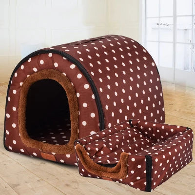 Comfortable Print Foldable Pet Bed