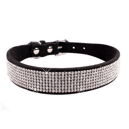 Dog Collar with Crystal Glitter Rhinestones