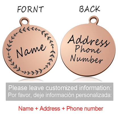 Custom Personalized Cat & Dog ID Tag