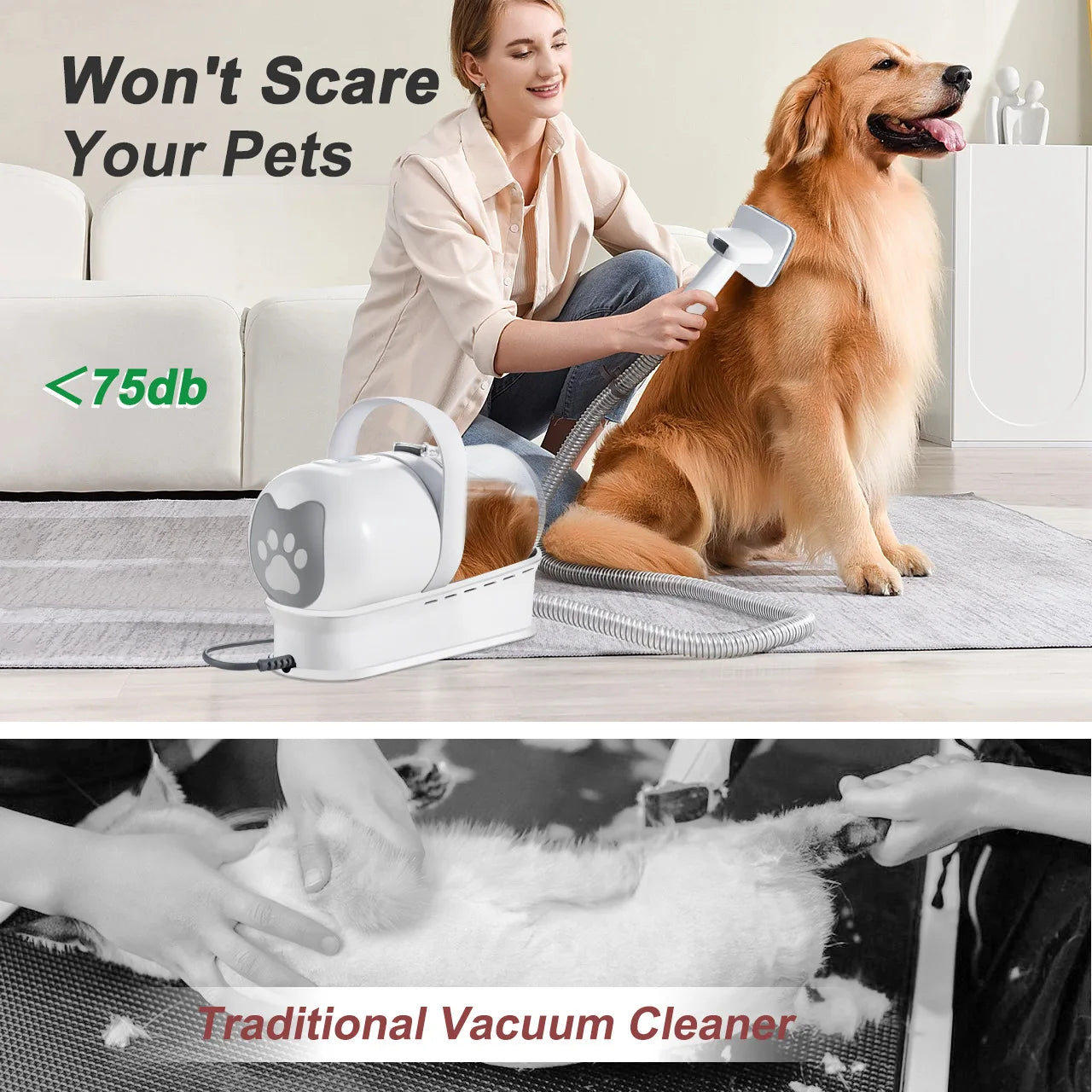 7-in-1 Pet Grooming Vacuum