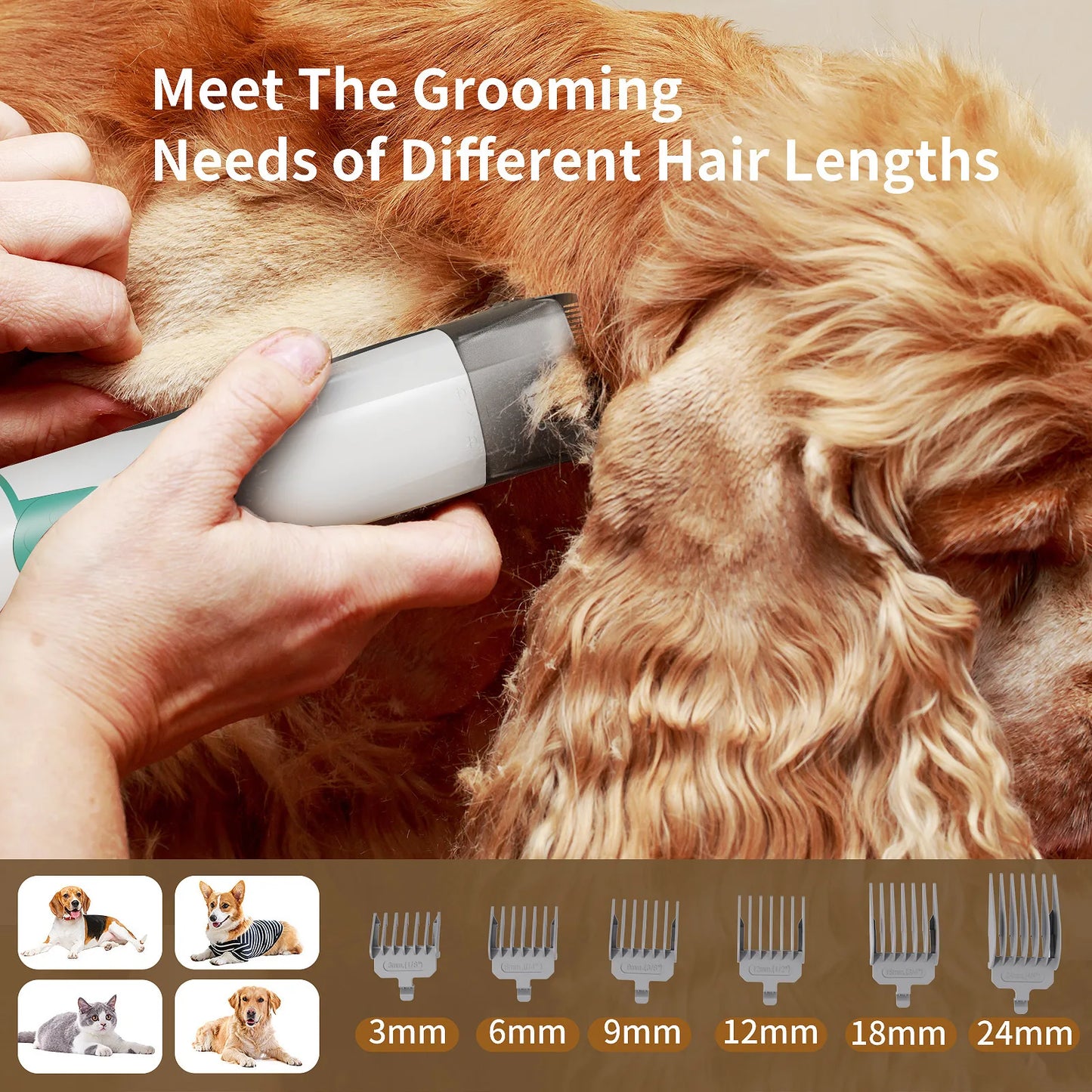 7-in-1 Pet Grooming Vacuum