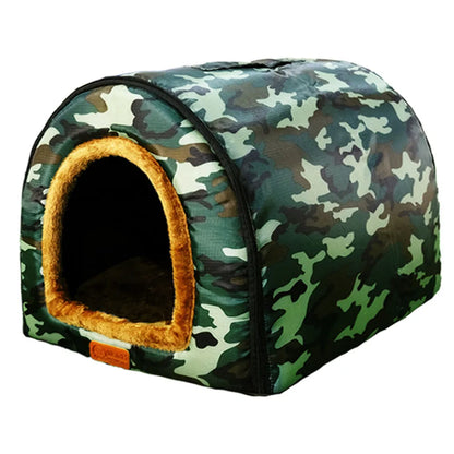 Comfortable Print Foldable Pet Bed