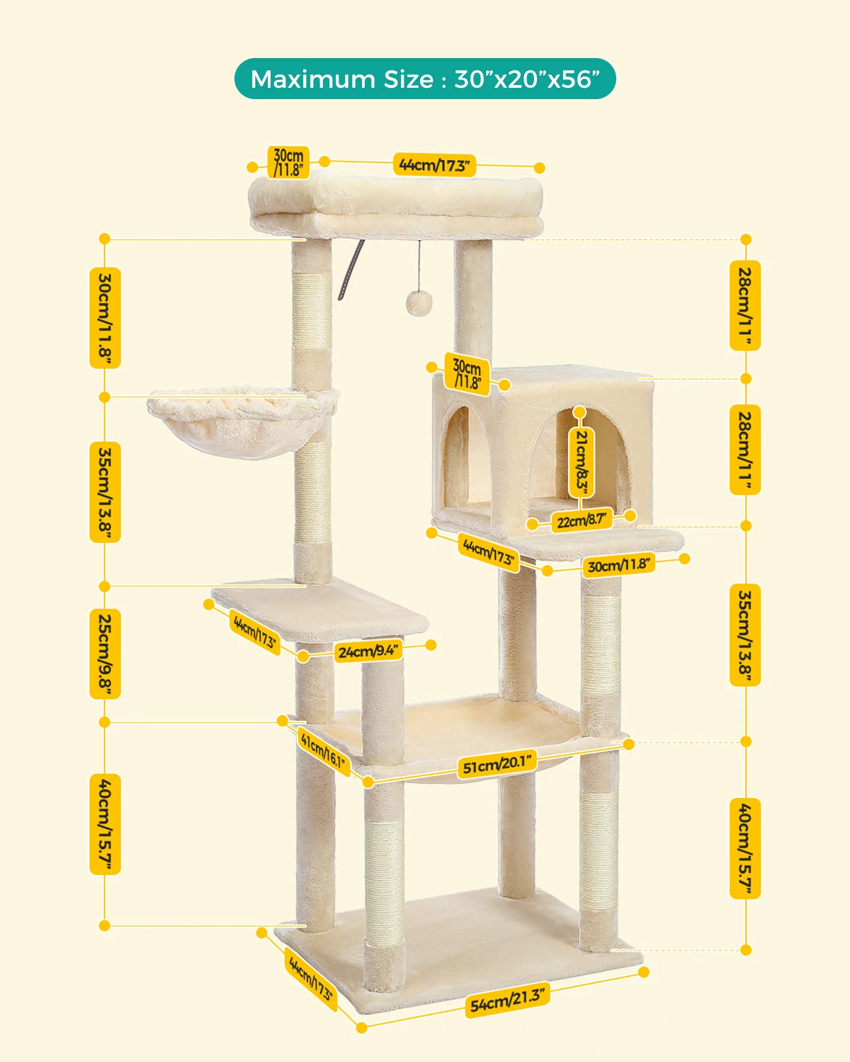 Cat Tree House