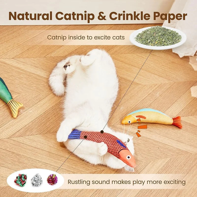 Catnip 3D Fish Toy