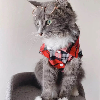 Plaid Cat Shirt