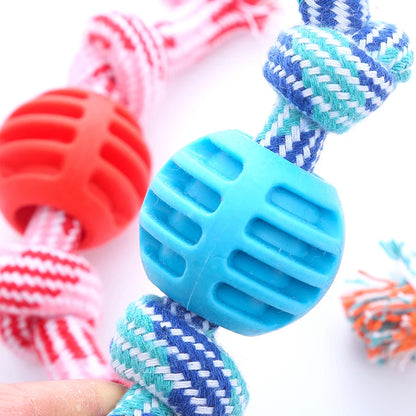 Cotton Rope Dog Toy Ball