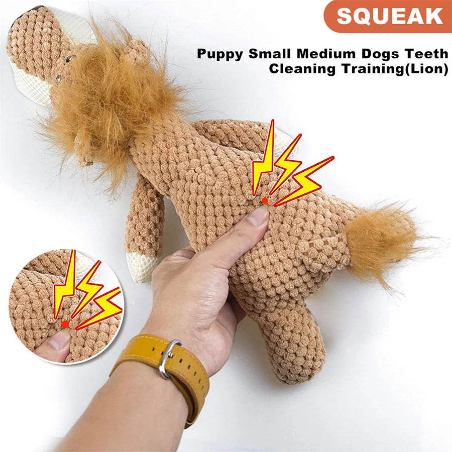 Squeaky Plush Dog Toys (1/3PCS)