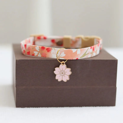 Japanese Sakura Dog Choker