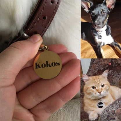 Custom Personalized Cat & Dog ID Tag