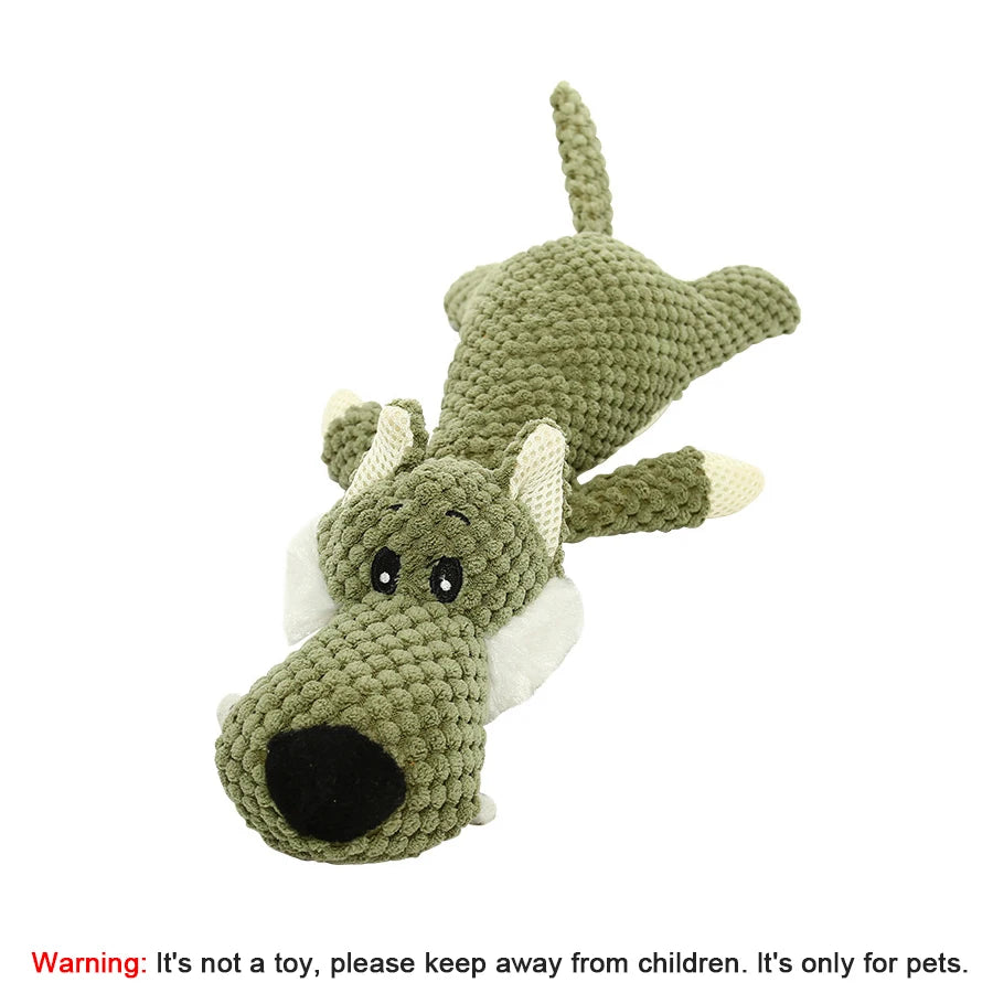 Squeaky Plush Dog Toys (1/3PCS)