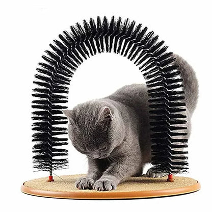 Self-Grooming Cat Toy Arch