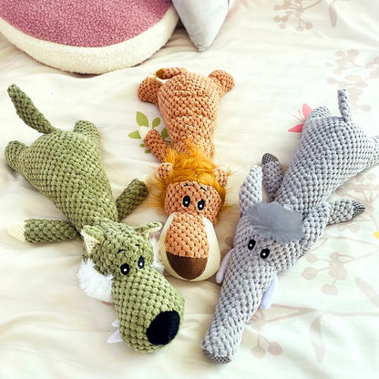 Squeaky Plush Dog Toys (1/3PCS)