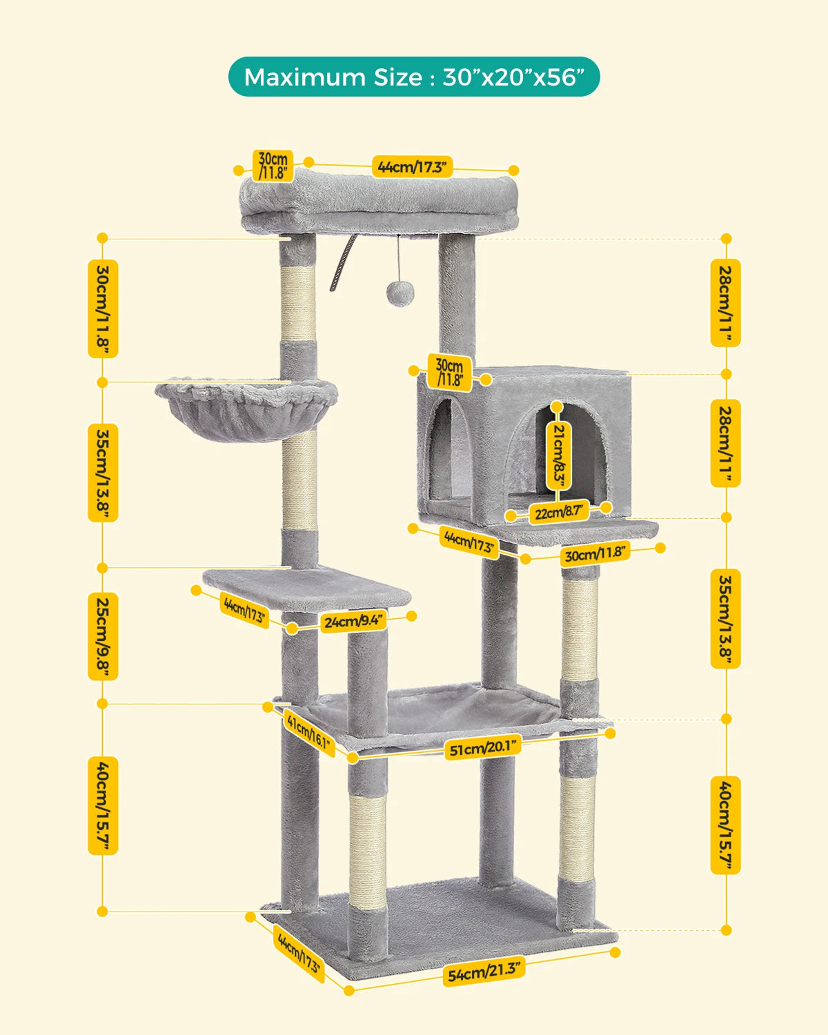 Cat Tree House