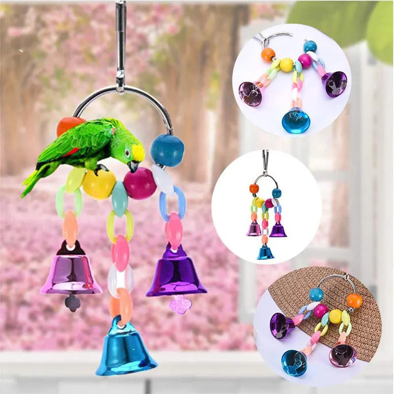 13pcs Bird Toys Chewable Parrot Bird