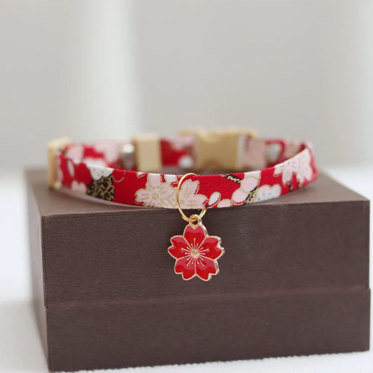 Japanese Sakura Dog Choker