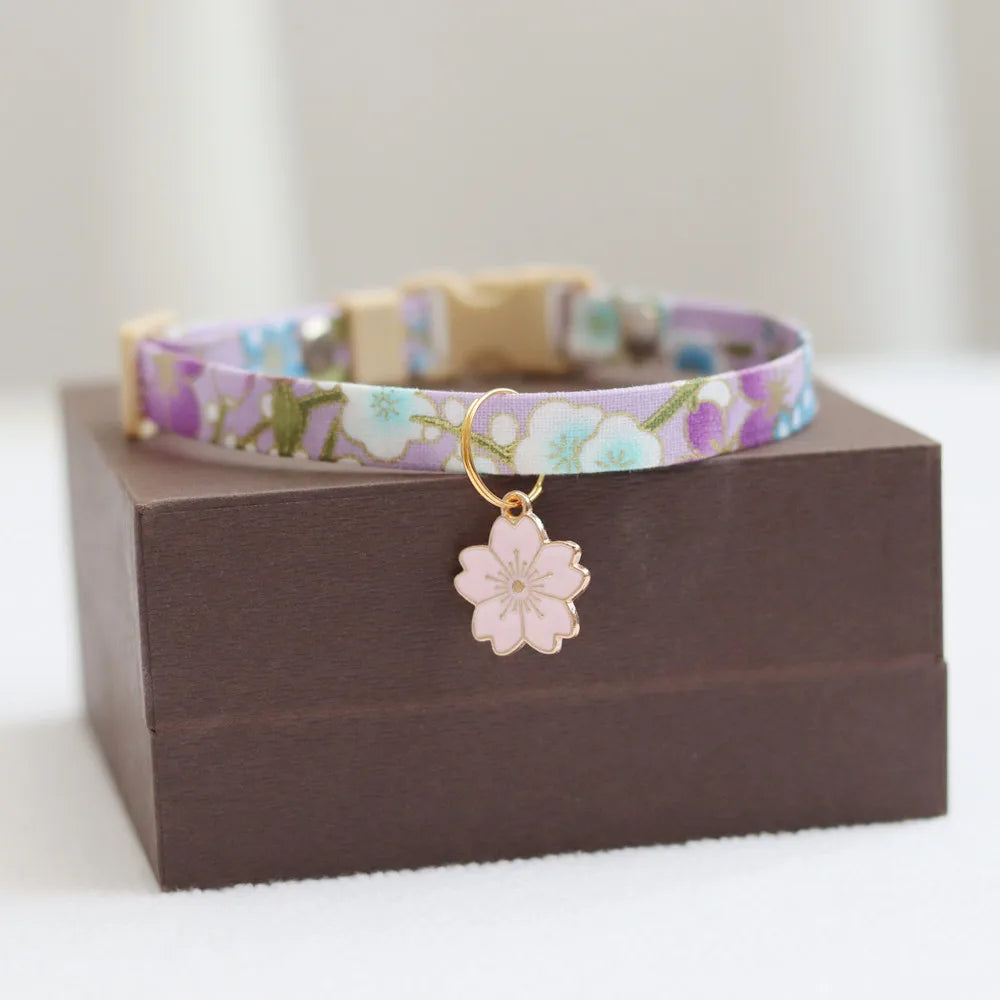 Japanese Sakura Dog Choker