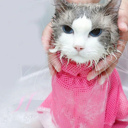 Cat Grooming Shower Bag