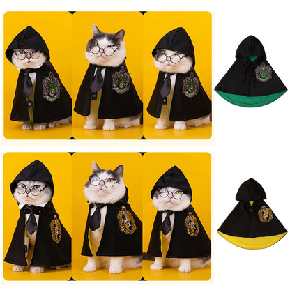 Magic Academy Cat Cape for Halloween