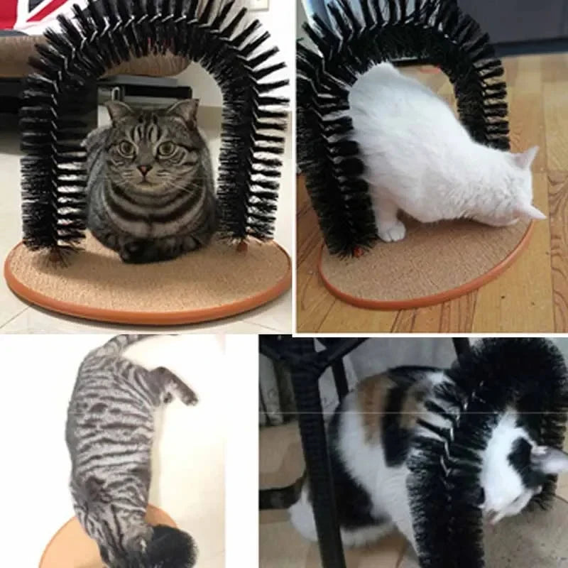 Self-Grooming Cat Toy Arch