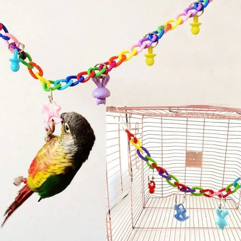 13pcs Bird Toys Chewable Parrot Bird