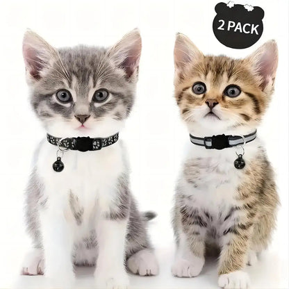 2PC Reflective Pet Collars