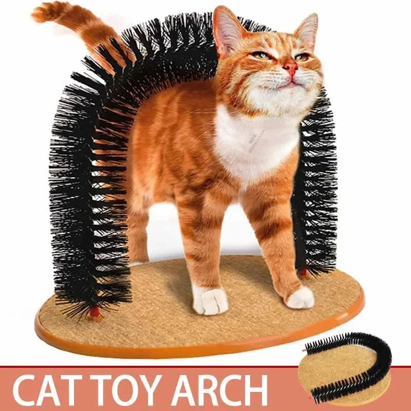 Self-Grooming Cat Toy Arch