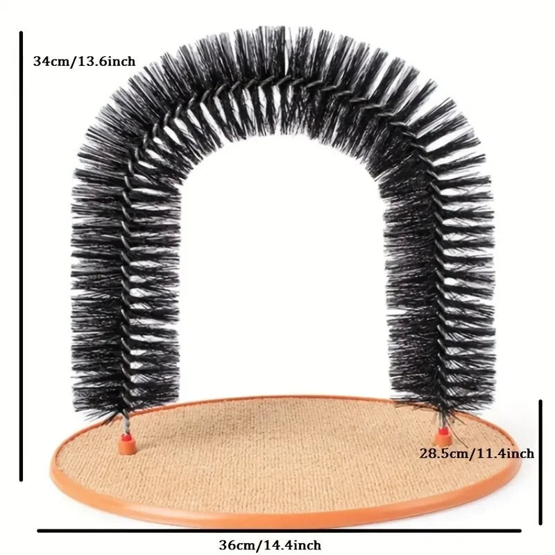 Self-Grooming Cat Toy Arch